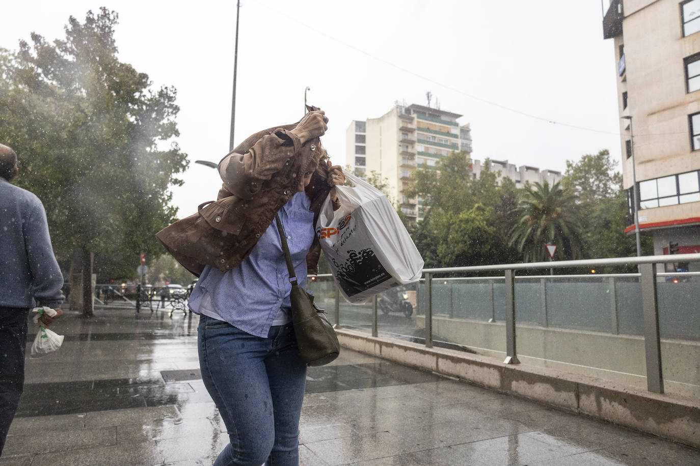 Fotos | Así han sido las lluvias de este miércoles en Cáceres