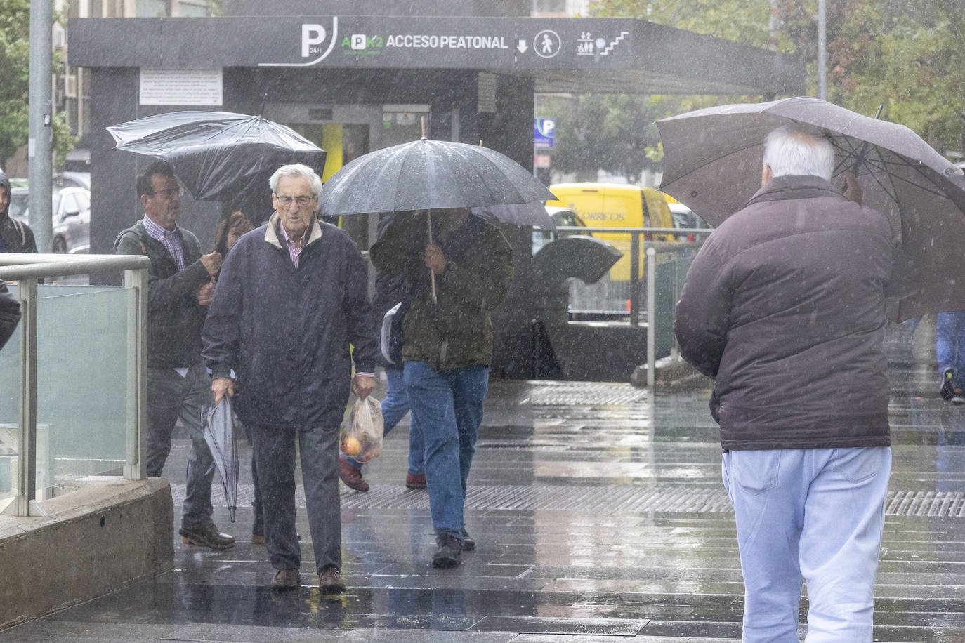 Fotos | Así han sido las lluvias de este miércoles en Cáceres
