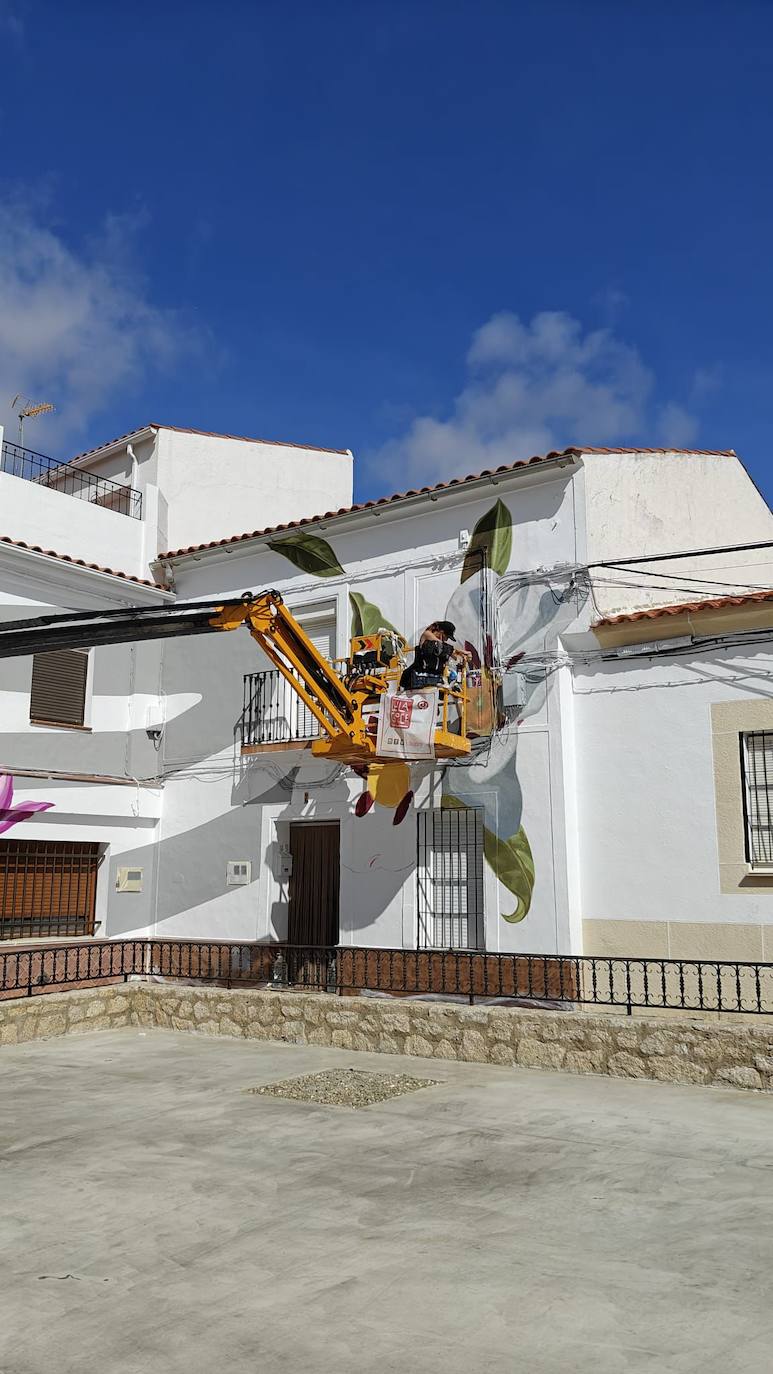 El gran mural de Salorino, en imágenes