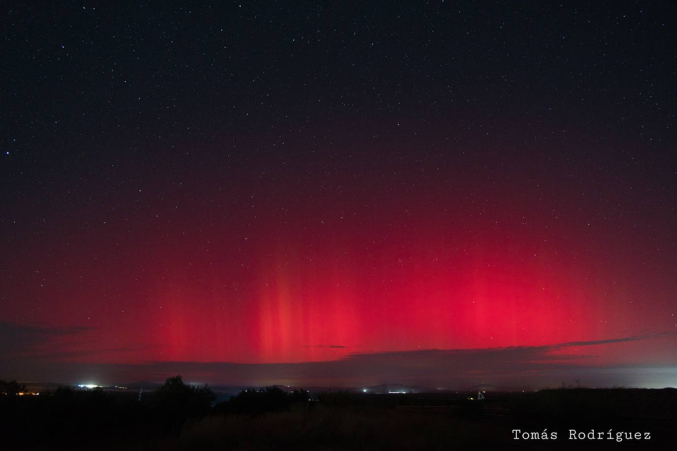 Fotos | Auroras boreales en Extremadura