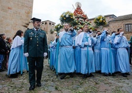 La procesión ha partido a las diez de la mañana desde la concatedral de Santa María.