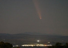 Imagen capturada desde el mirador de Valcorchero, en Plasencia.