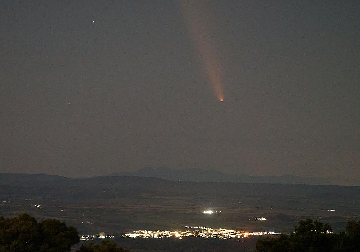 Imagen capturada desde el mirador de Valcorchero, en Plasencia.
