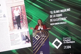 La redactora de HOY Rocío Romero gana el segundo premio de Periodismo Ciudad de Badajoz.