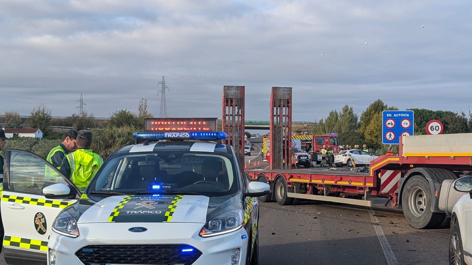 Así ha sido el accidente mortal en Villanueva de la Serena