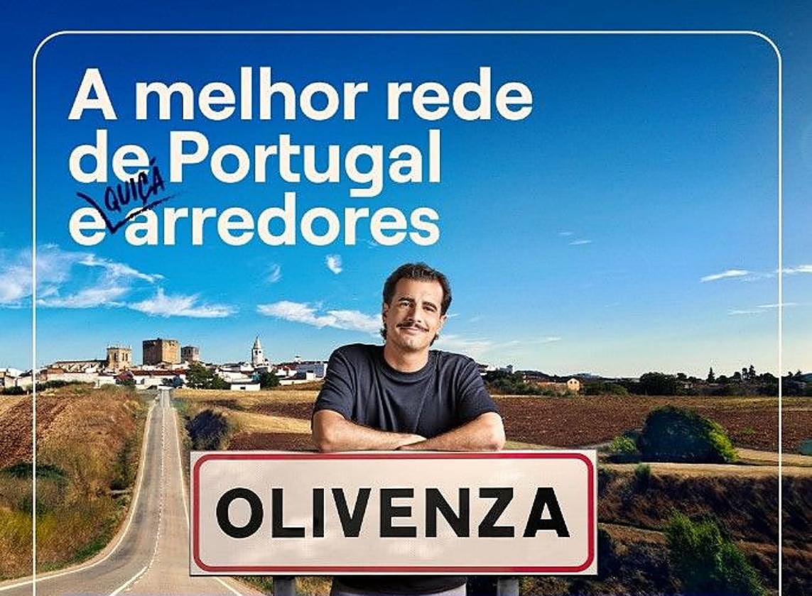 La campaña con el cartel de Olivenza se puede encontrar en redes sociales, en vallas de carretera y en el metro de Lisboa.
