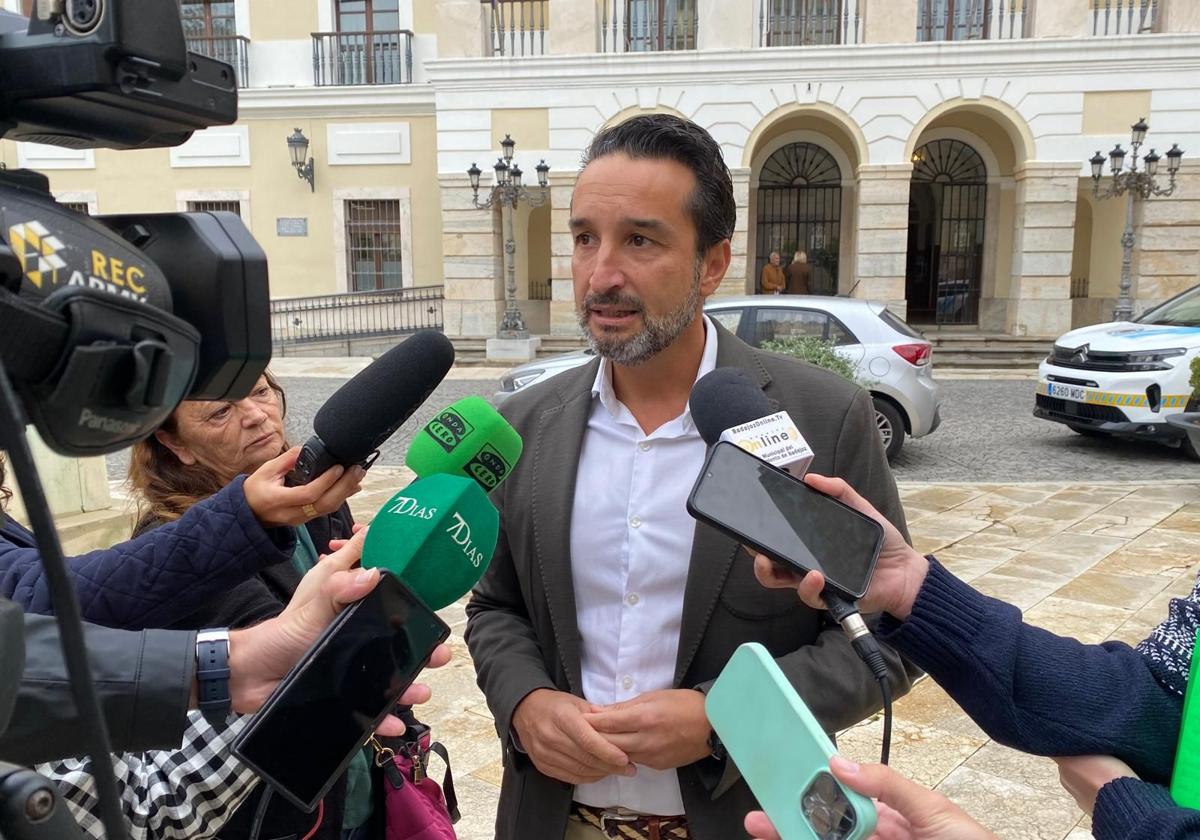 Ricardo Cabezas, portavoz del PSOE en el Ayuntamiento de Badajoz.