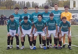 Once inicial de La Cruz Villanovense en Burgos.