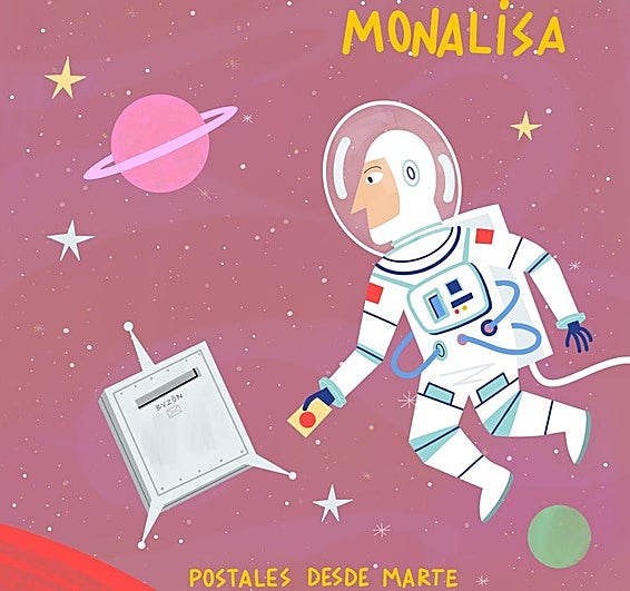 Portada del album 'Postales desde Marte' del grupo Monalisa.
