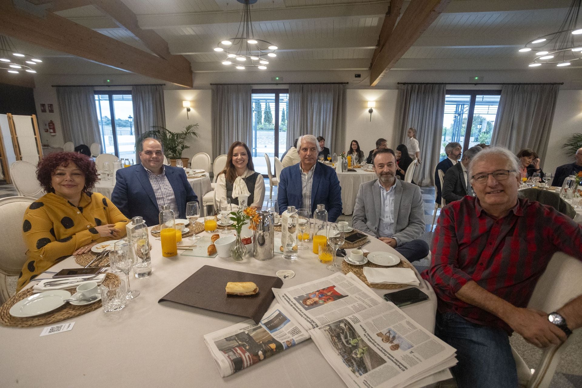 Paqui Campos, Pedro Morgado, Teresa Morgado, Jorge Azcona, Marco Antonio Movilla y José Luis Castaño.