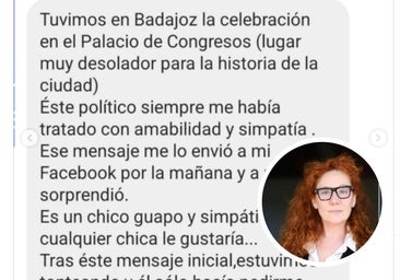 Fallarás publica el relato de una mujer que acusa de violencia sexual a un político en Badajoz