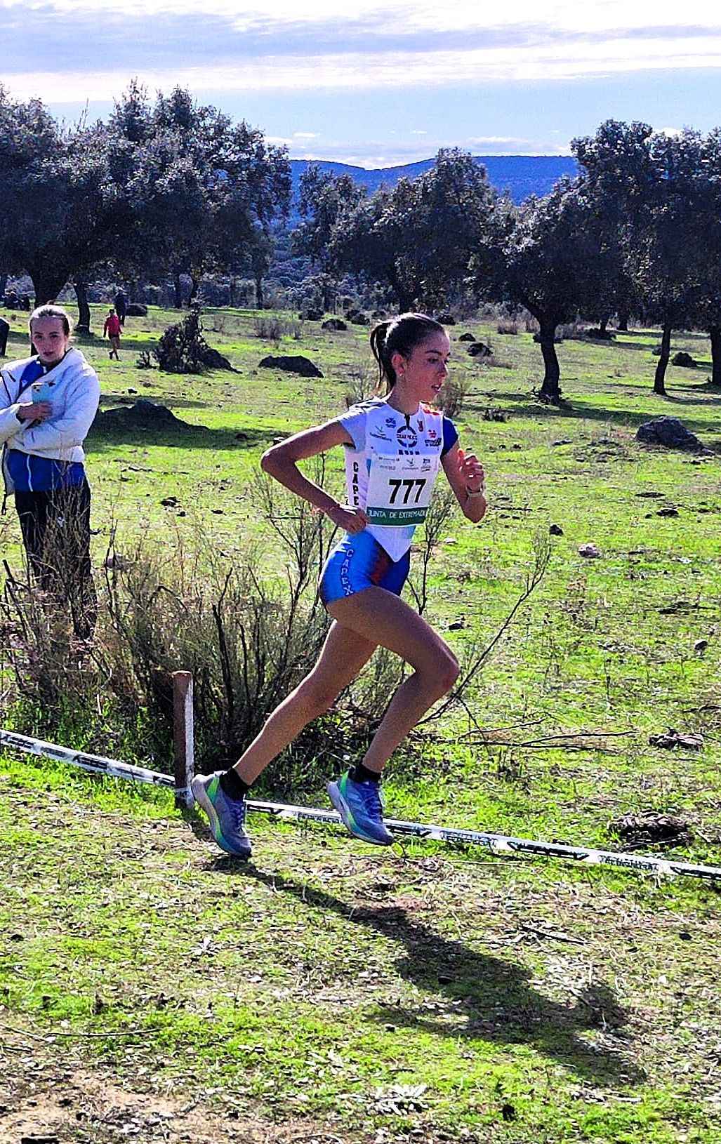 Ana Conceiçao durante la prueba