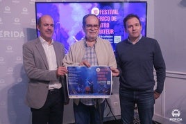 Presentación del Festival Ibérico de Teatro Amateur en Mérida.