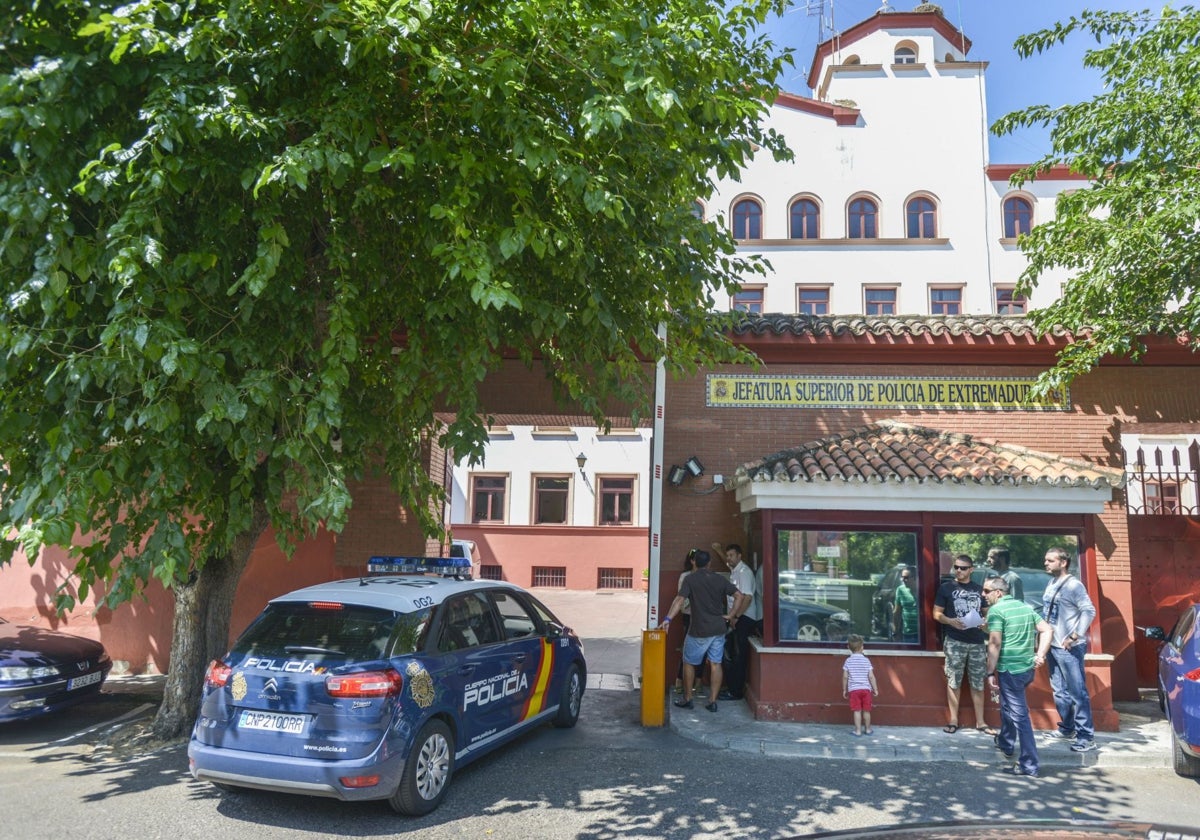 Comisaría de la Policía Nacional en Badajoz.