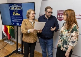 Marisa Bermejo, Juan Ramón Santos y María Jesús Blanco.