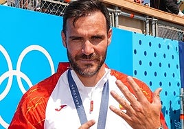 Saúl Craviotto, piragüista.