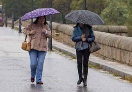 La Aemet activa la alerta amarilla por lluvias en el norte de Cáceres hoy y mañana