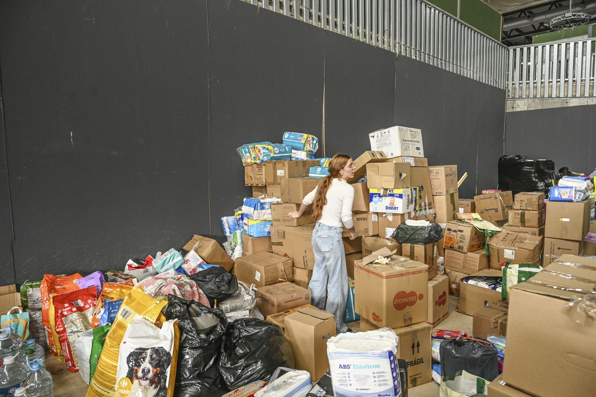 Ifeba centraliza la ayuda de Badajoz a los afectados por la DANA