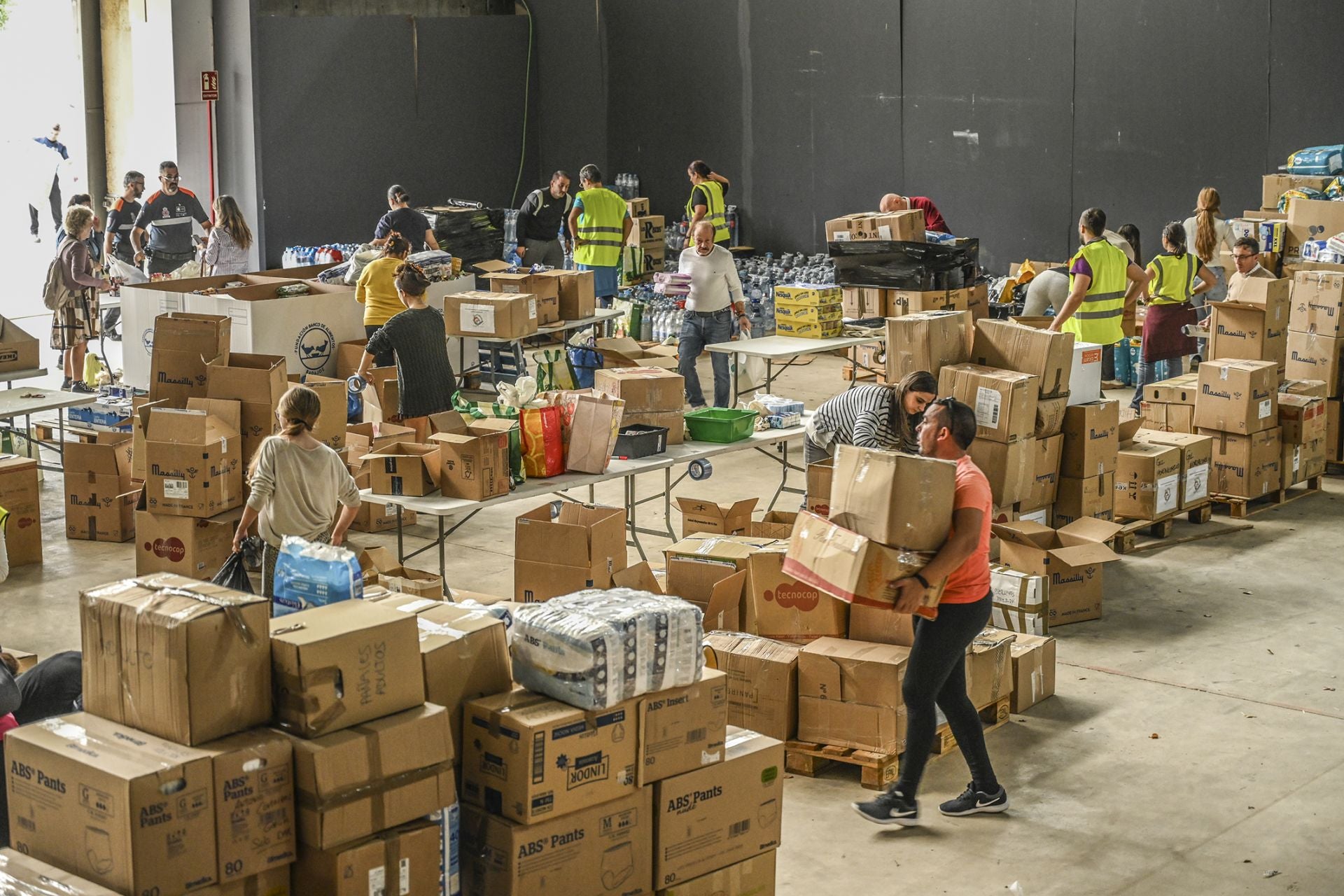Ifeba centraliza la ayuda de Badajoz a los afectados por la DANA