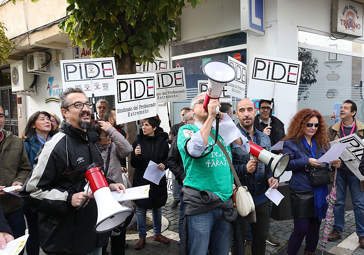 Imagen de archivo de una protesta del sindicato PIDE en la región.