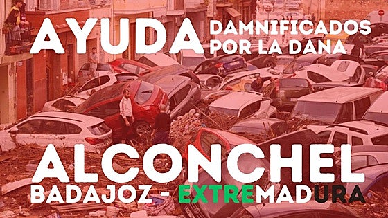 Alconchel promueve una ola de solidaridad con los damnificados de la DANA