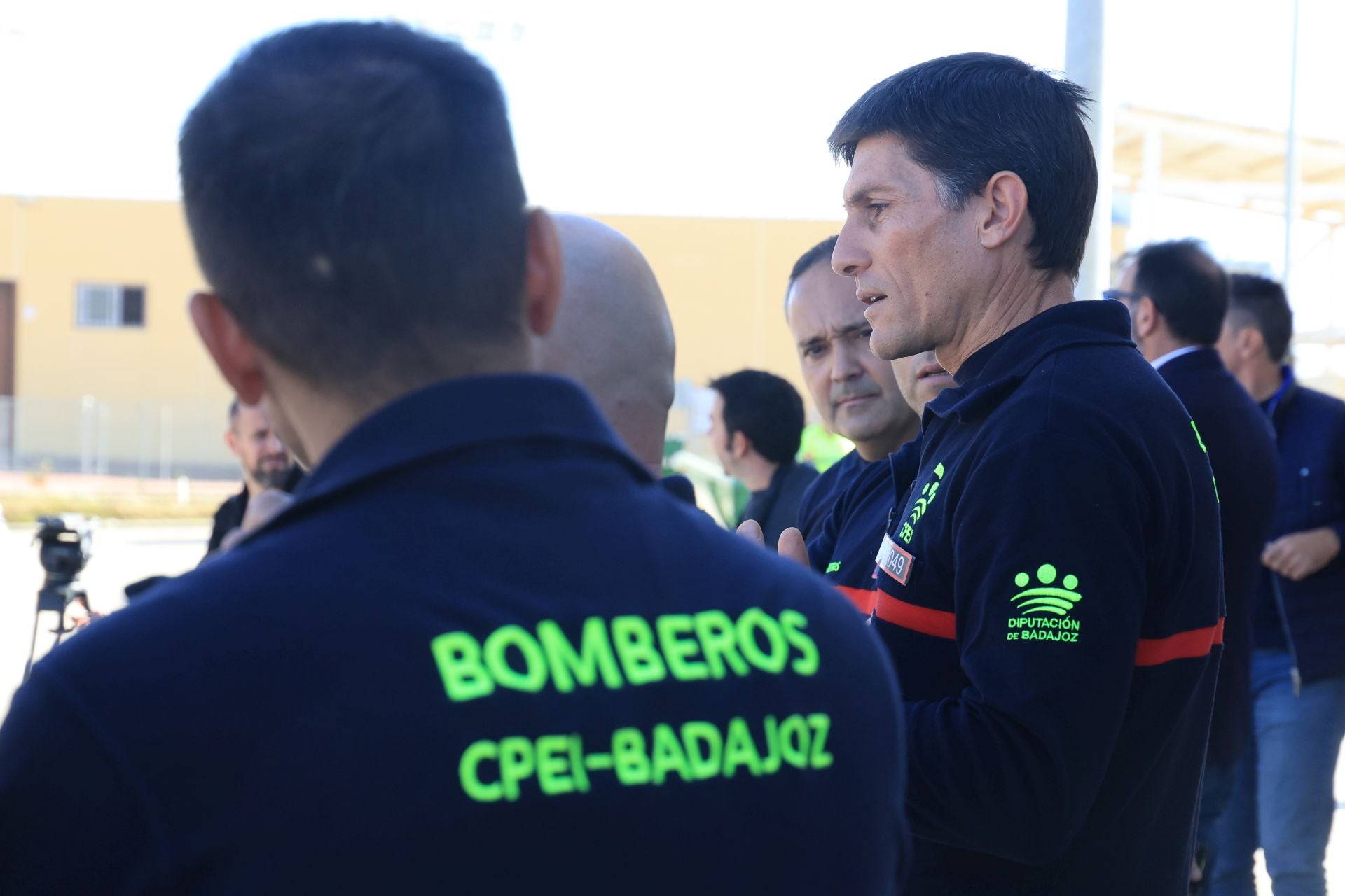 Así han recibido a los bomberos de la Diputación de Badajoz que regresan de Valencia