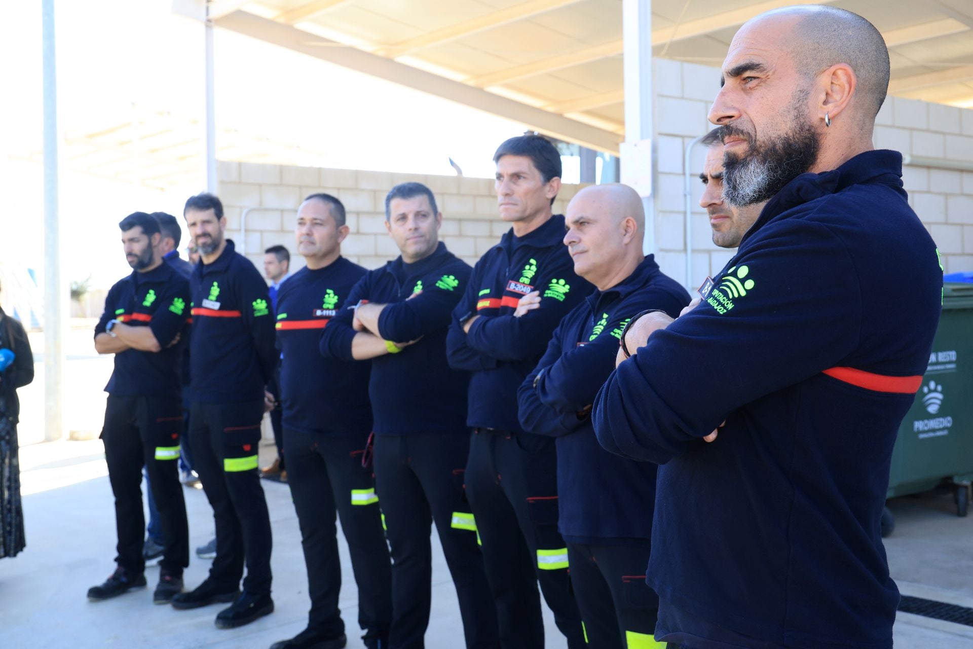 Así han recibido a los bomberos de la Diputación de Badajoz que regresan de Valencia