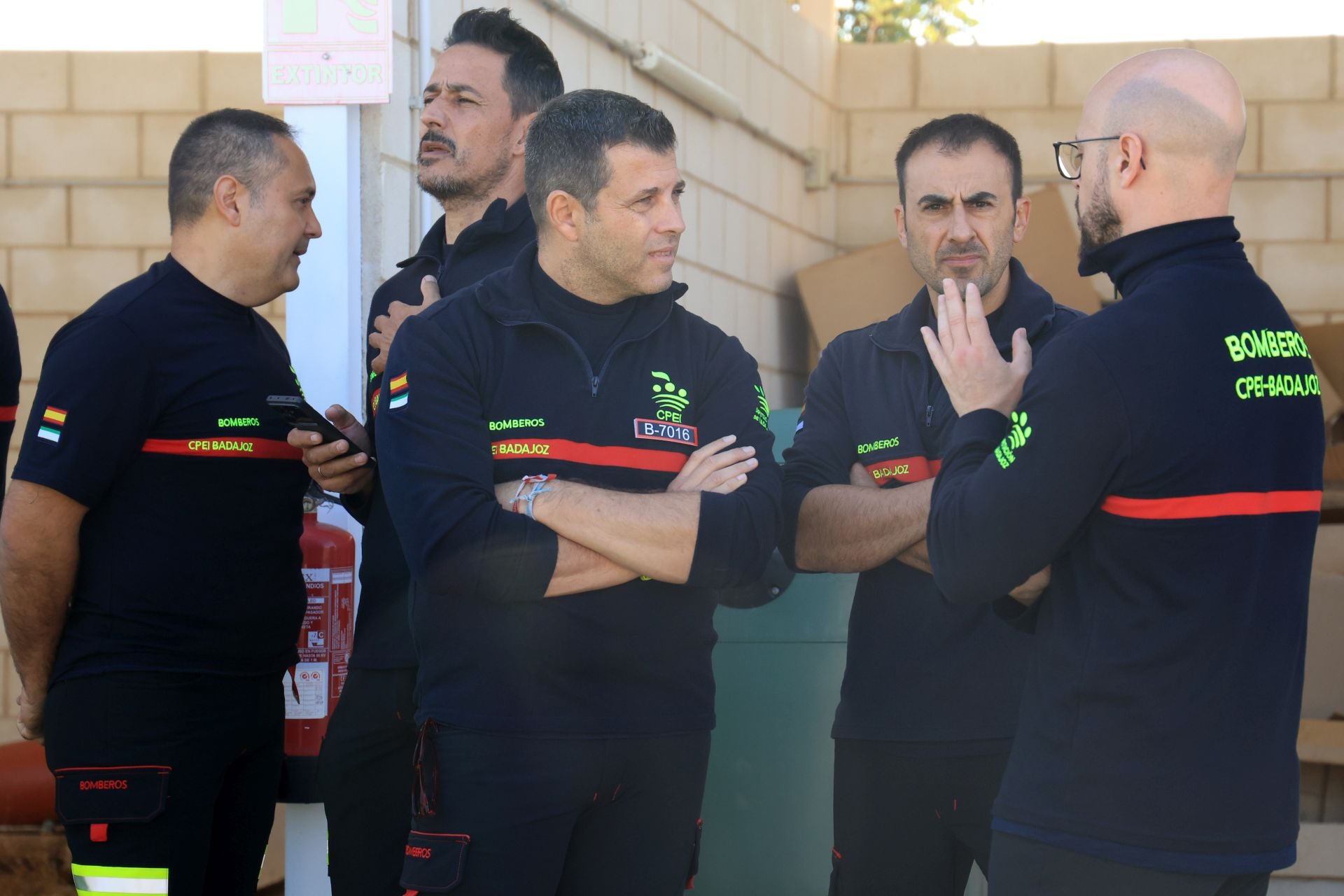 Así han recibido a los bomberos de la Diputación de Badajoz que regresan de Valencia