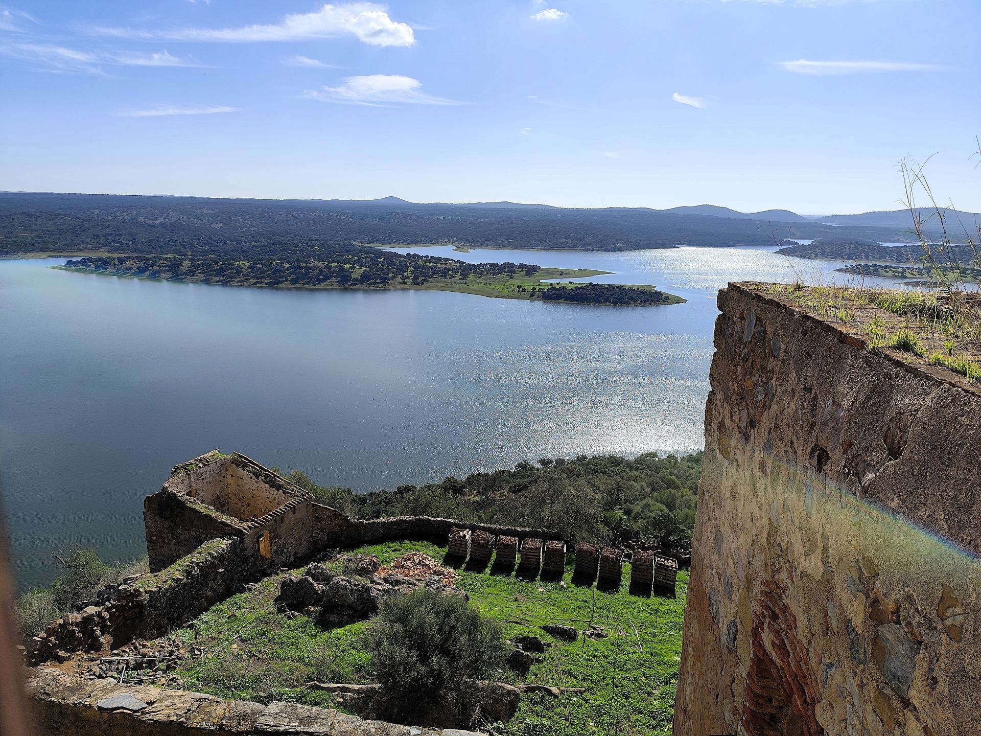 Obras de conversión del Castillo de Azagala en establecimiento hotelero