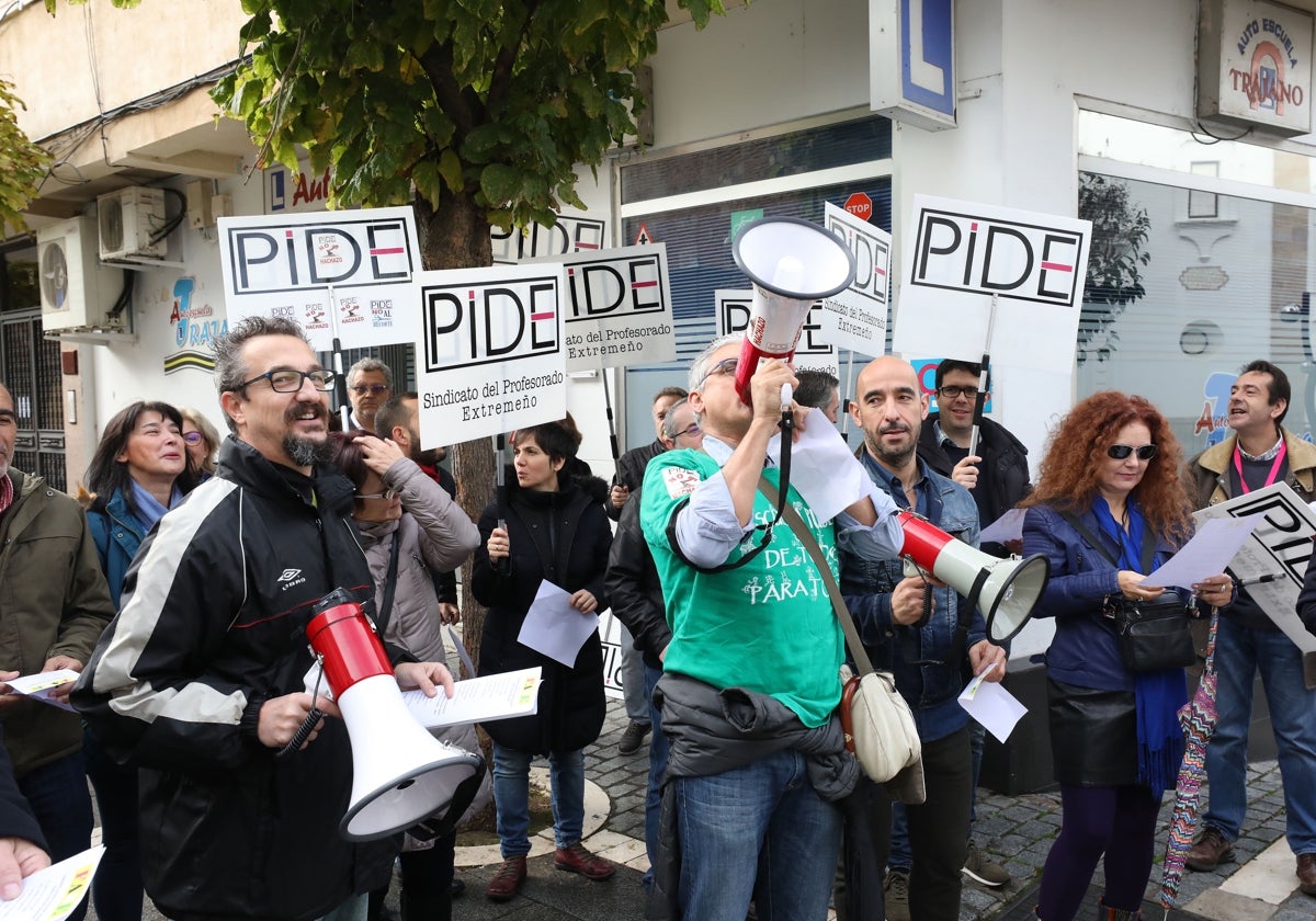 Imagen de archivo de una protesta de PIDE en la región.