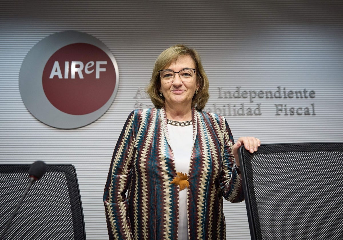 Cristina Herrero, presidenta de la Airef.