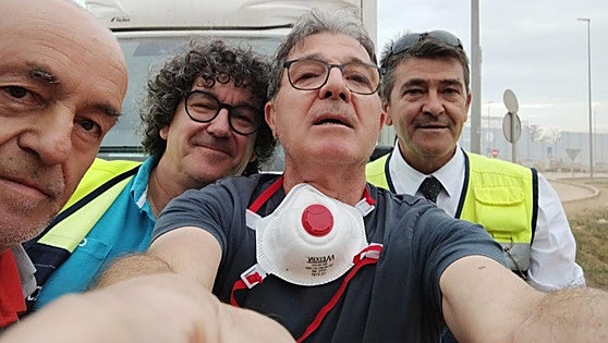 Alconcheleros en la zona cero de la DANA en Valencia