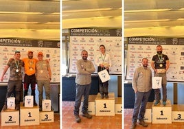 Los ganadores de las distintas categorías.