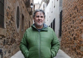 Juan Manuel Honrado, fotografiado en la calle Tiendas.