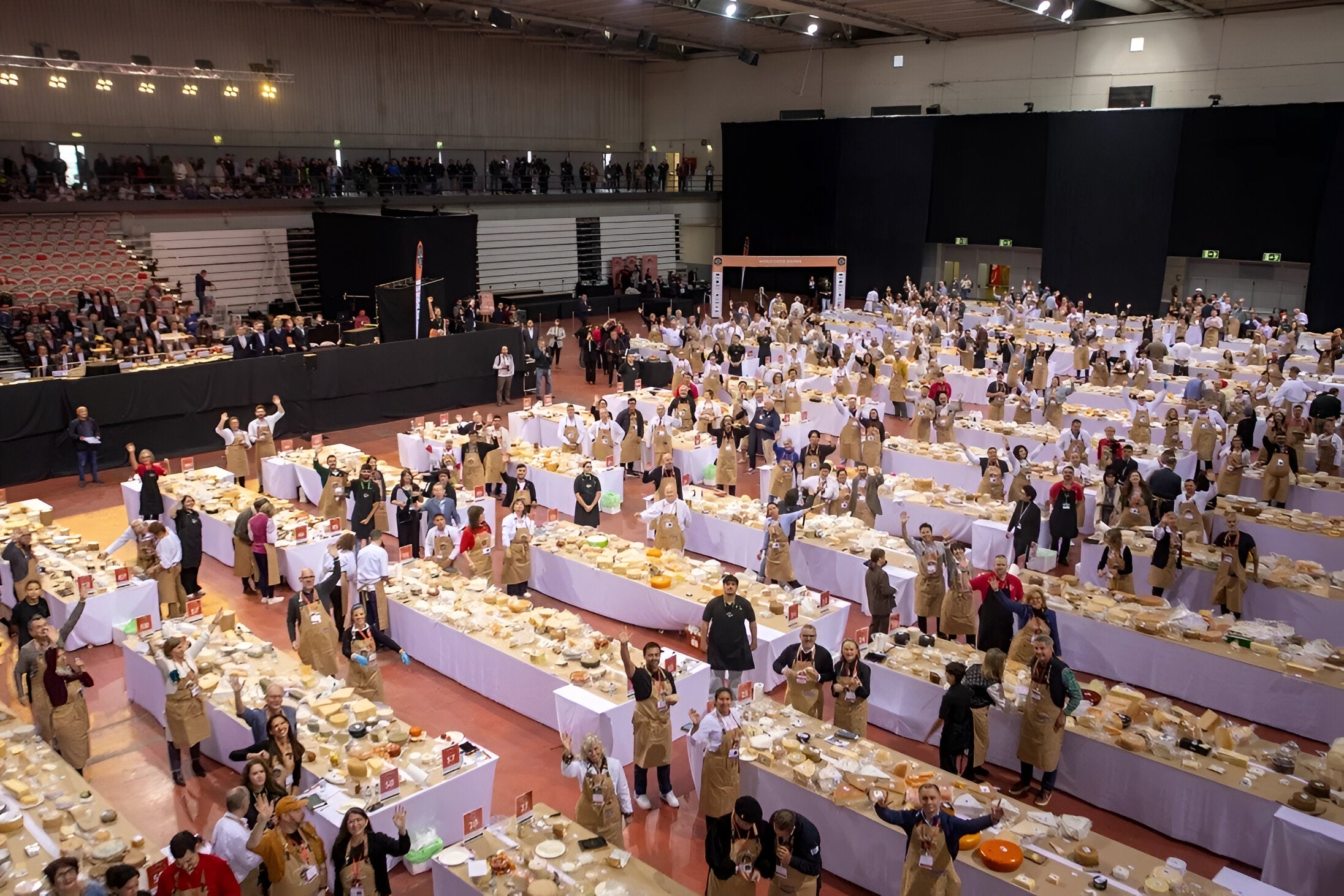 Participantes de los premios 'World Cheese Awards'.