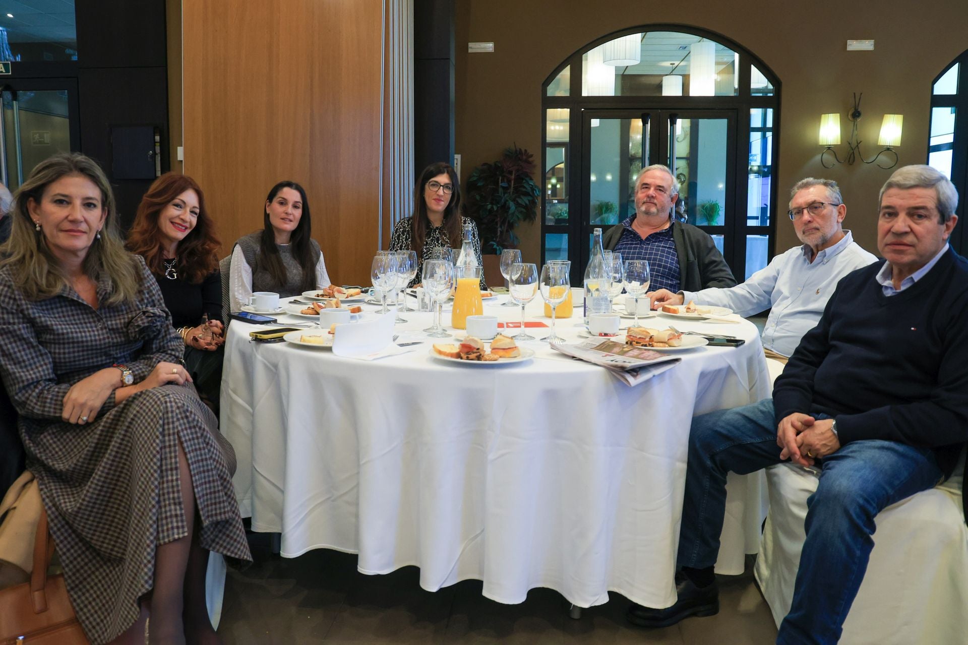 Isabel Chaves, Susana Rodríguez, María Llano, Mª Isabel Rodríguez, José Montero, Francisco Javier Medina y Eloy Rosado.