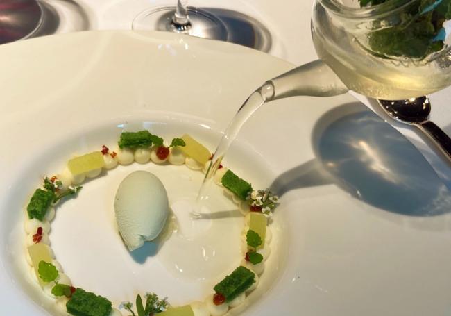 Postre de jamón y queso.