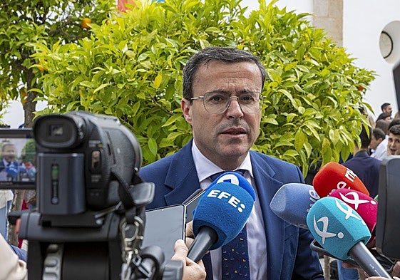 Miguel Ángel Gallardo, secretario general del PSOE de Extremadura.