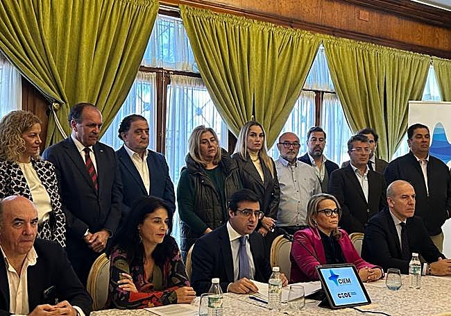 Un momento de la intervención de José Luis Iniesta, presidente de CIEM.