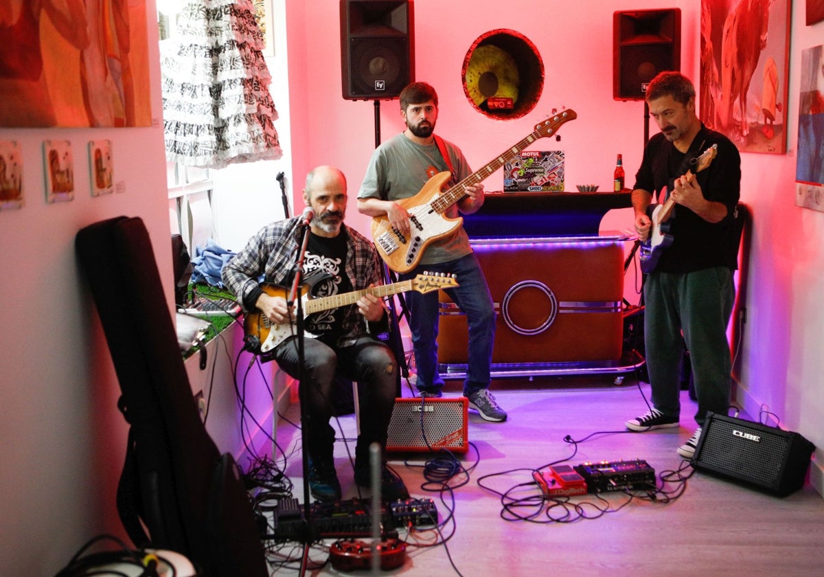 Jam session en Belleartes dentro de la actividad 'Cáceres improvisados'.