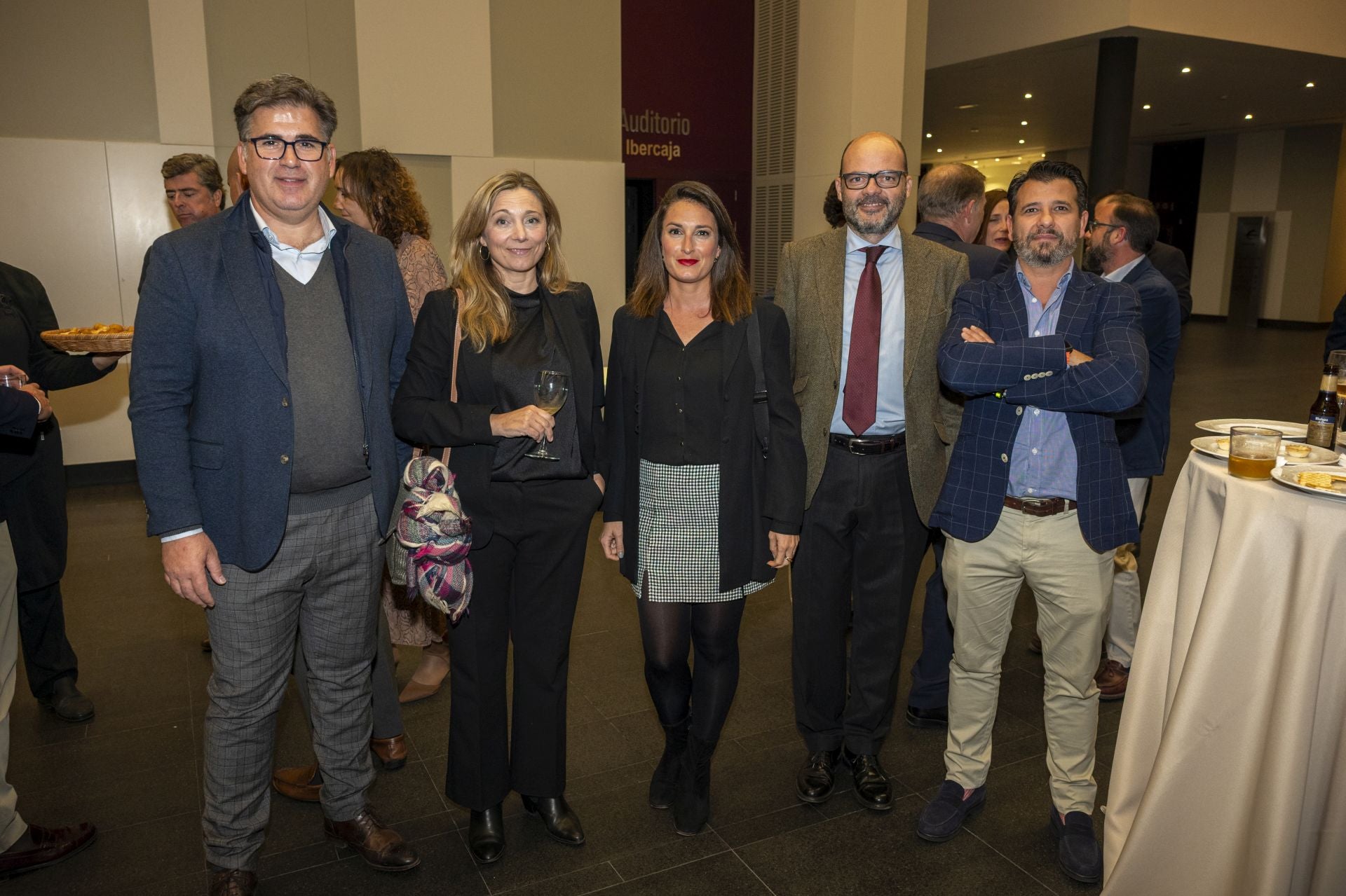 Jesús Calero, Felipa Romero, Gloria Paule, Justiniano Cortés y Rafael Vázquez.