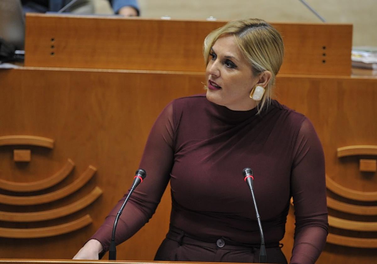 Elena Manzano, consejera de Hacienda de la Junta de Extremadura.