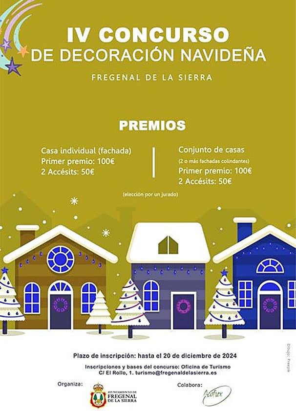 Imagen principal - Convocados los concursos navideños de Fregenal