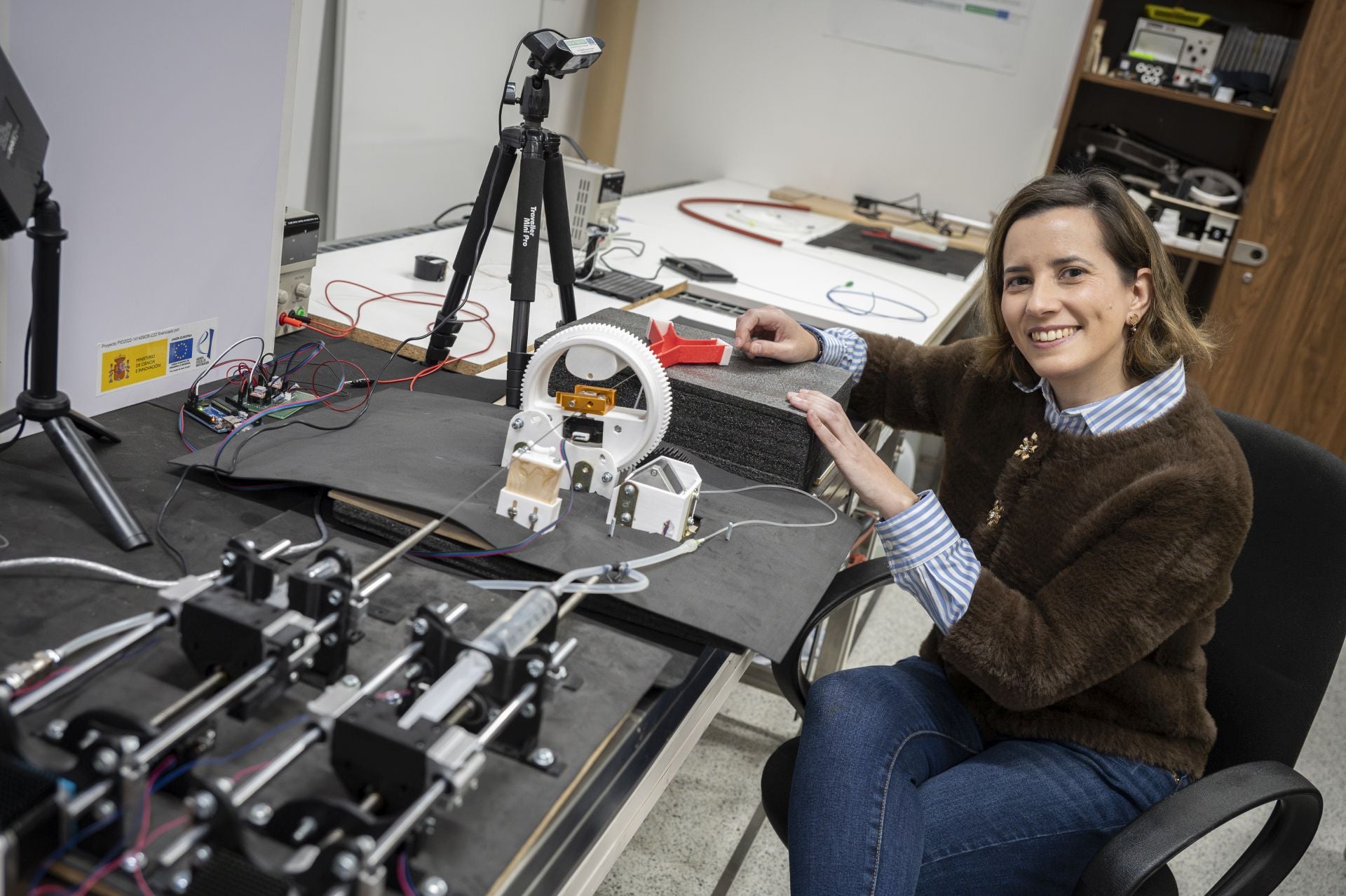 Inés Tejado y Concepción Monje, las ingenieras expertas en robótica blanda