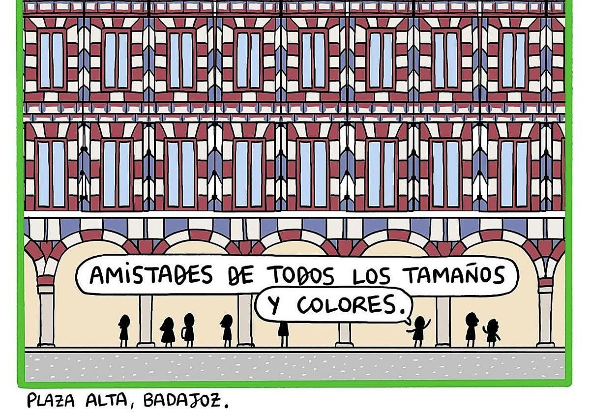 Ilustraciones publicadas en redes sociales por '72 kilos'.