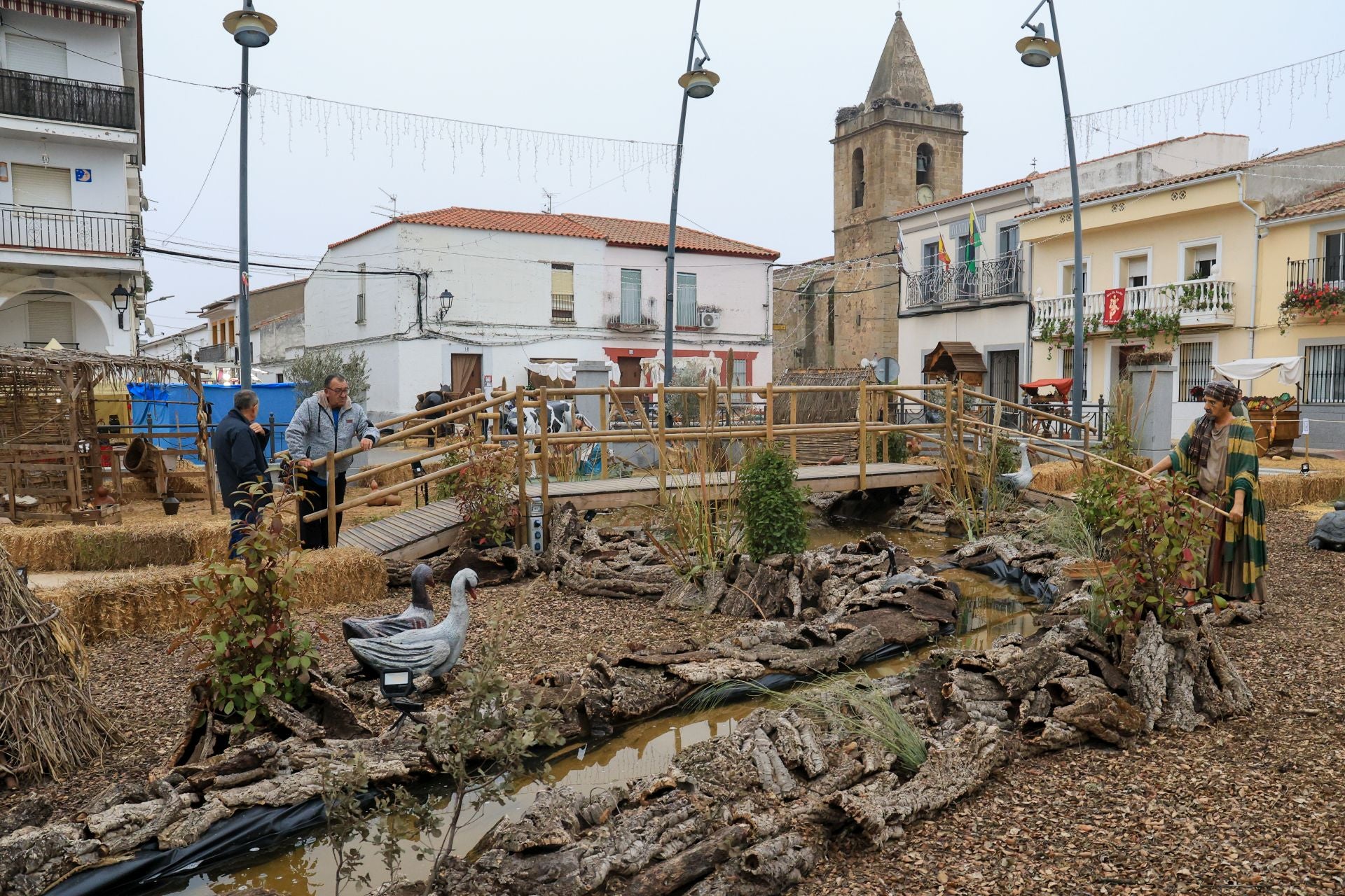 Así es el belén de Villar de Rena