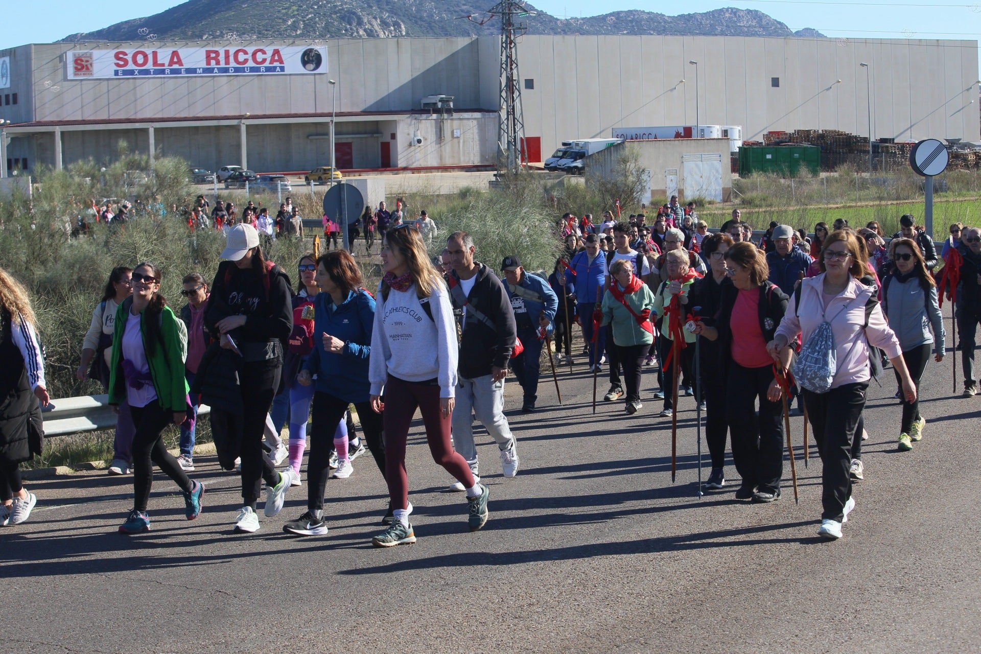 Los fieles de la mártir recorren los 20 kilómetros hasta Perales