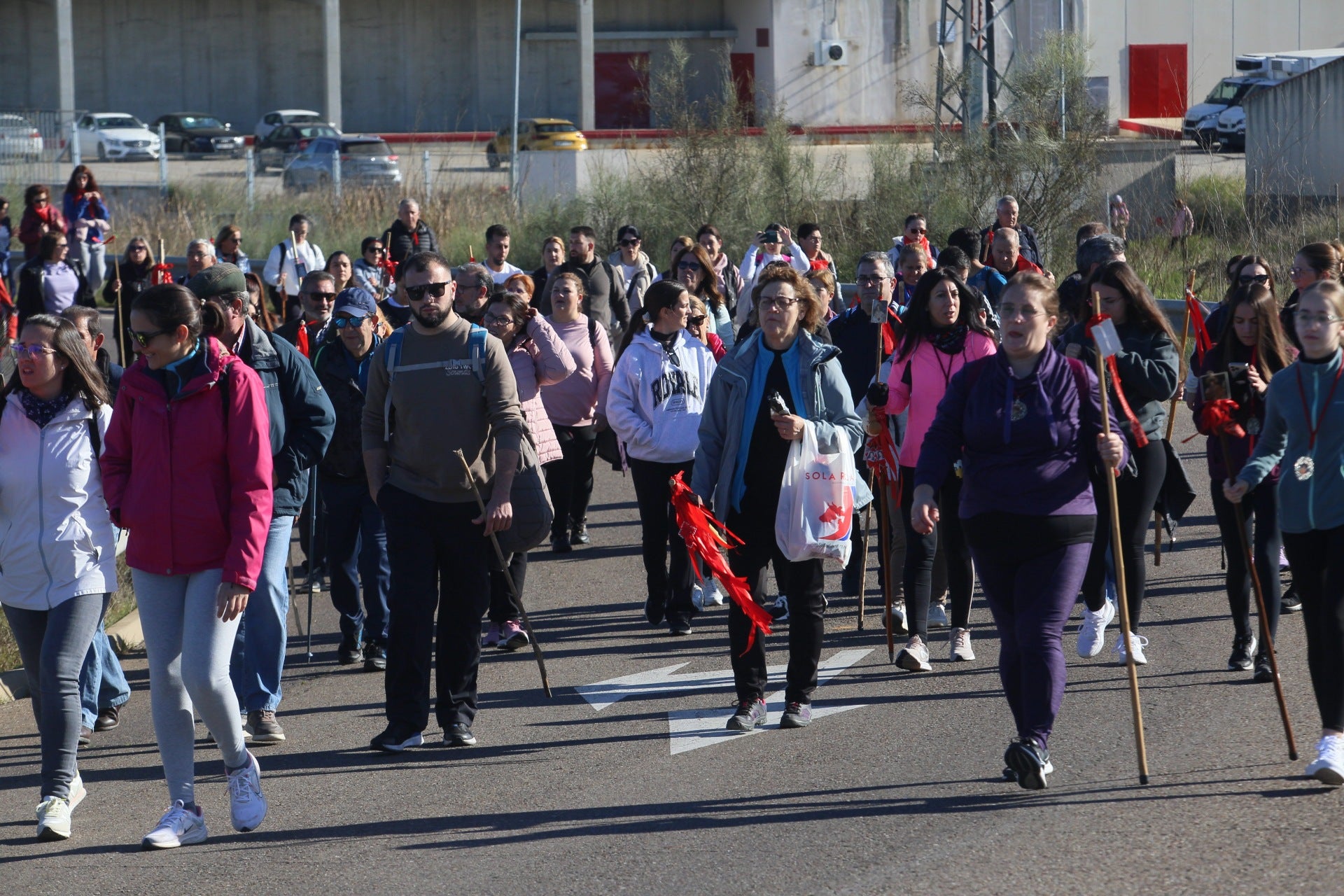 Los fieles de la mártir recorren los 20 kilómetros hasta Perales