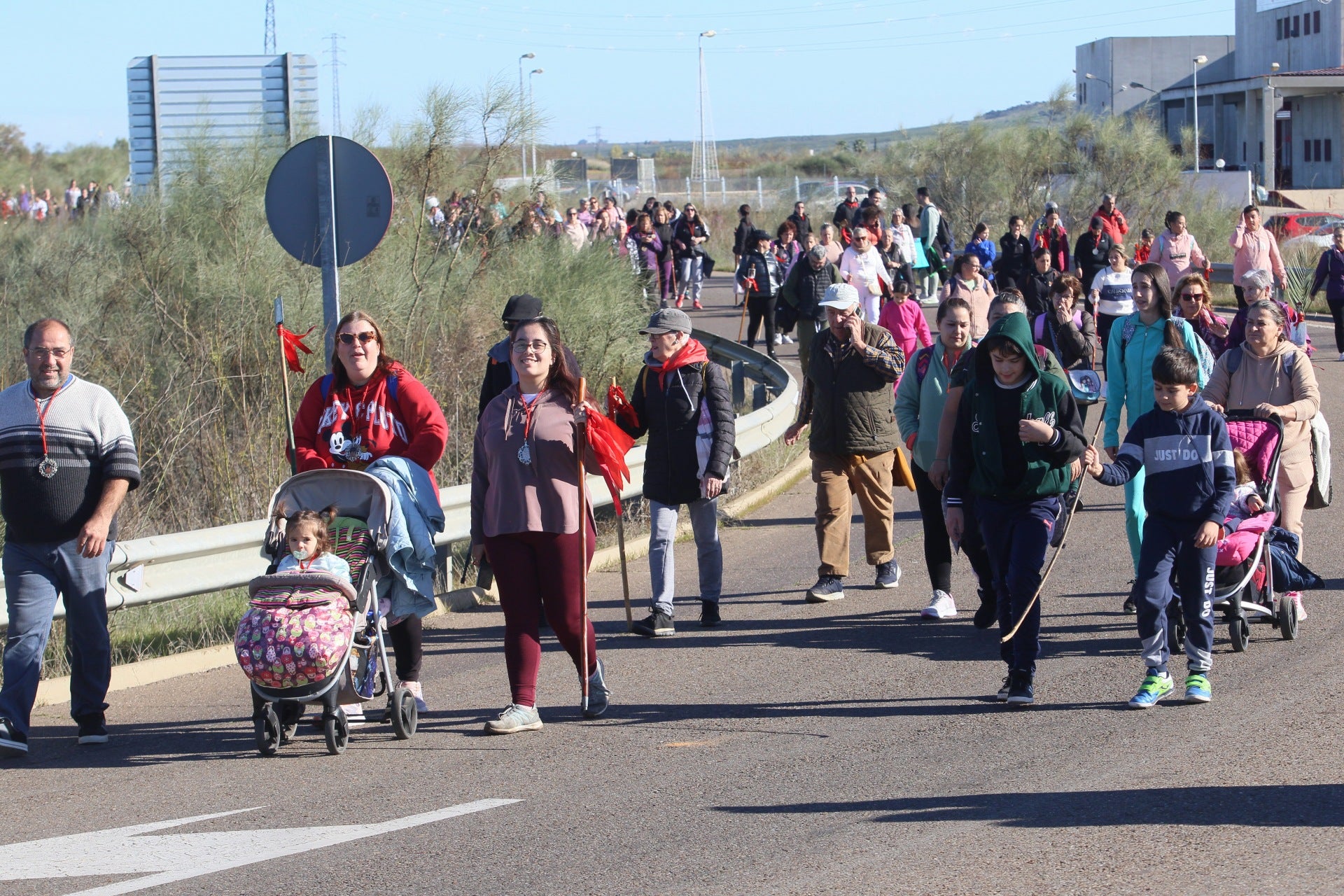 Los fieles de la mártir recorren los 20 kilómetros hasta Perales