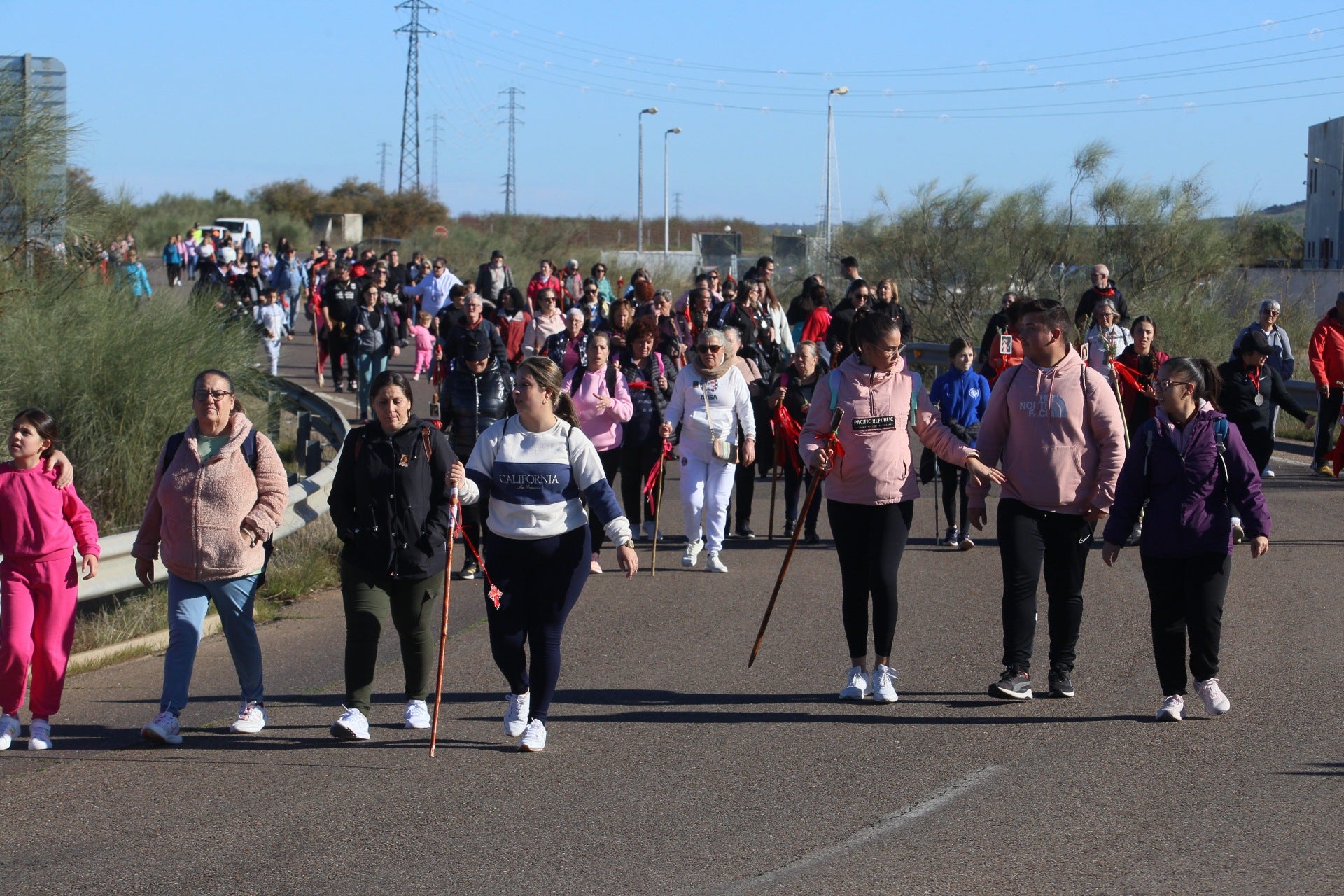 Los fieles de la mártir recorren los 20 kilómetros hasta Perales